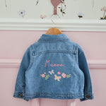 Personalised Garden Secrets Butterfly Denim Jacket