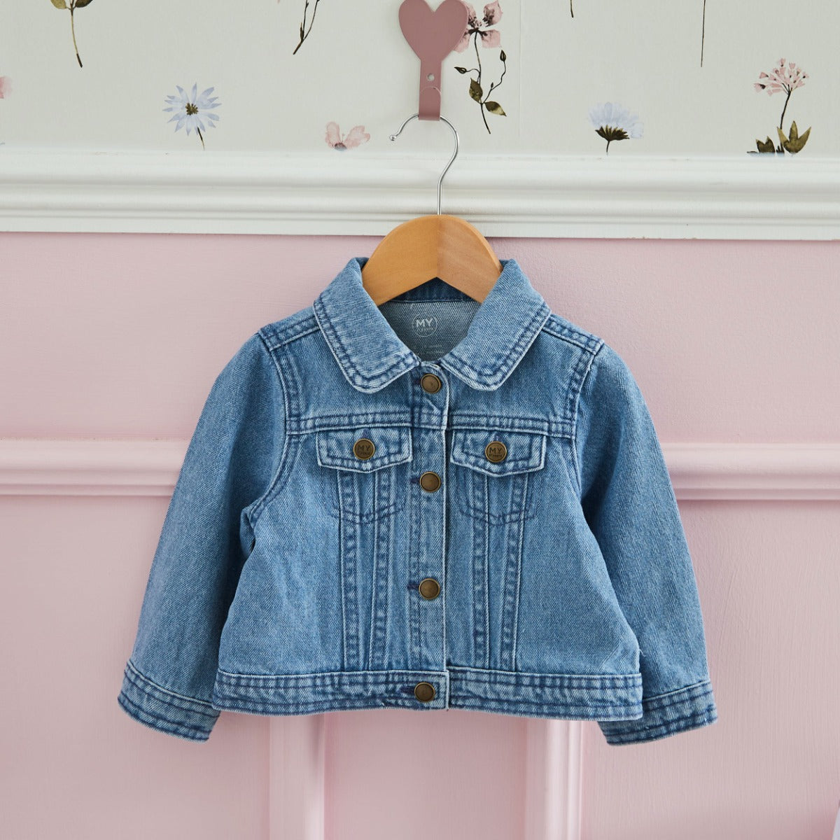 Personalised Garden Secrets Butterfly Denim Jacket