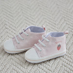 Personalised Strawberry Pink Baby High Tops