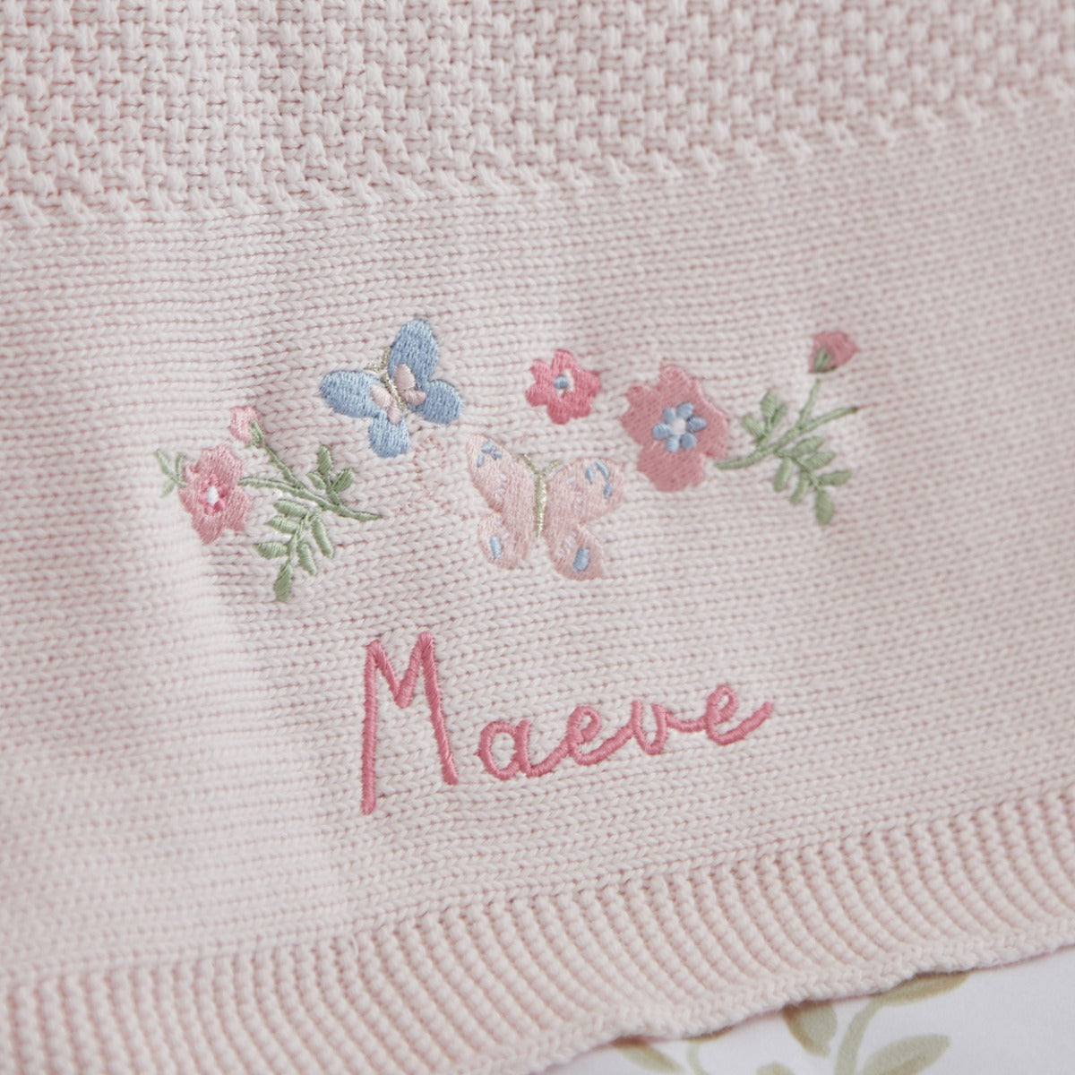 Personalised Butterfly Pink Shawl