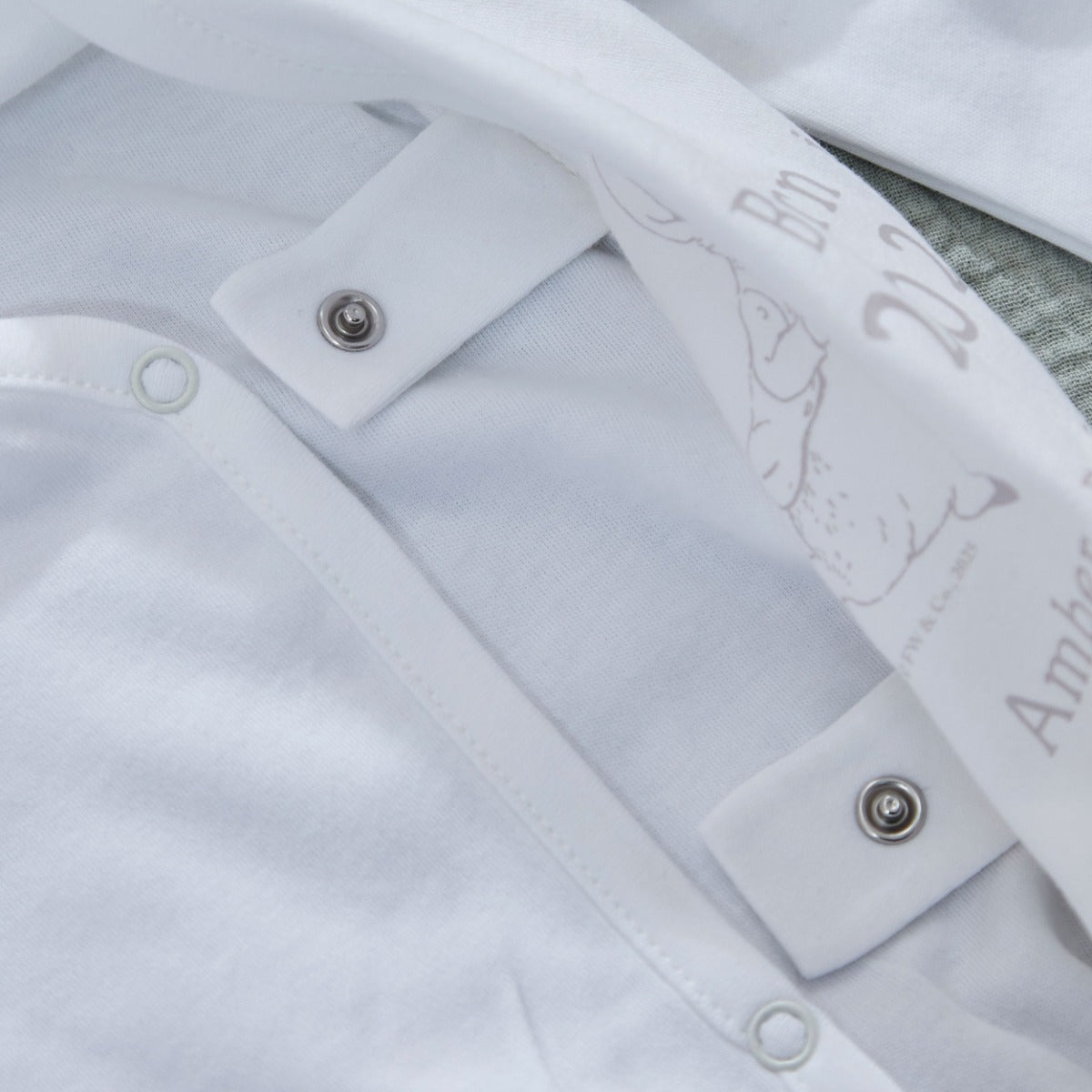 Personalised Born in 2025 Peter Rabbit™ Wrap Sleepsuit & Hat Set