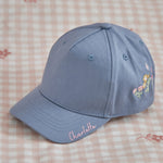 Personalised Blue Floral Baseball Cap