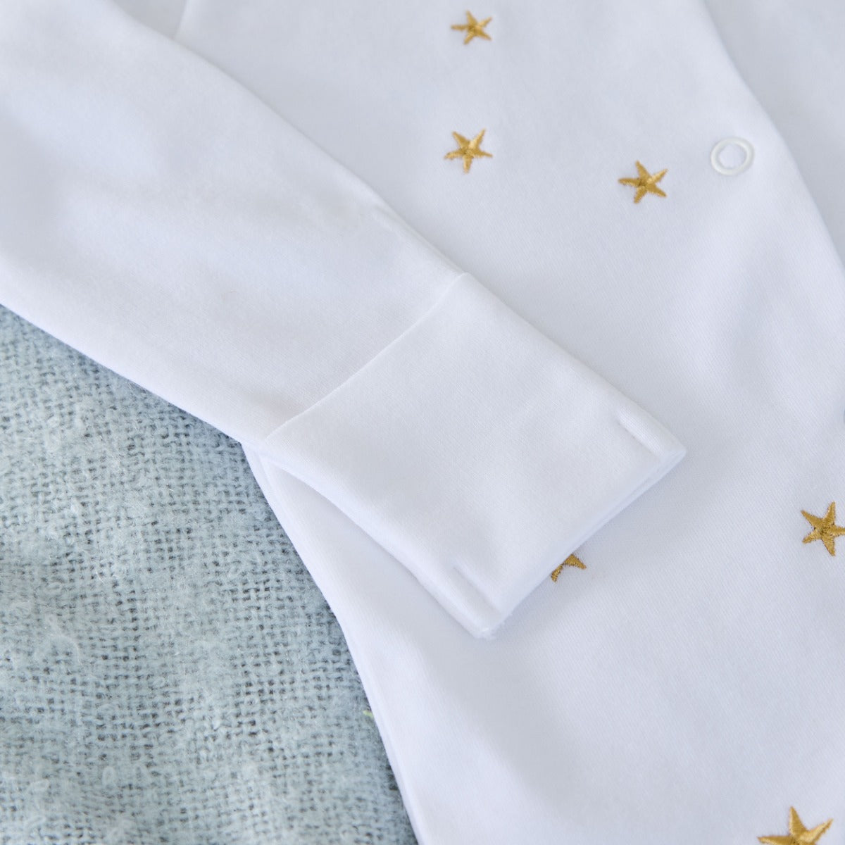 Personalised Our 1st Father’s Day Gold Star Sleepsuit