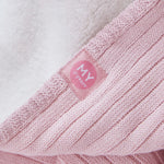 Personalised Fleece Lined Blanket in Pink