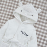 Personalised Lamb Fleece Robe