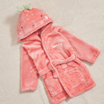 Personalised Strawberry Fleece Robe 
