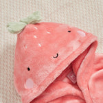 Personalised Strawberry Fleece Robe 