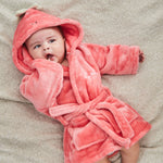 Personalised Strawberry Fleece Robe 