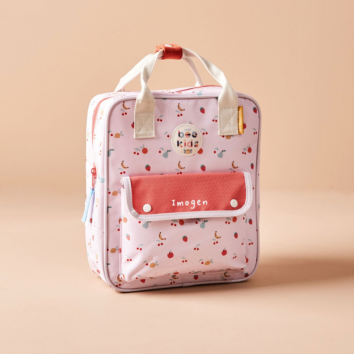 Personalised Just Bee Kids Fruit Print Backpack 