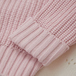 Personalised Little and Loved Pink Cardigan