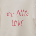 Personalised Little Love White Cardigan