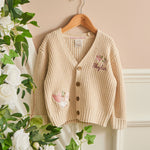 Personalised Flower Fairies™ Oatmeal Cardigan 