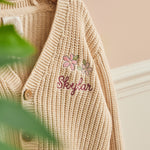 Personalised Flower Fairies™ Oatmeal Cardigan 