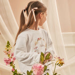 Personalised Flower Fairies™ Wreath Ecru Sweatshirt