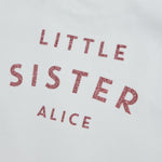 Personalised Little Sister White T-Shirt