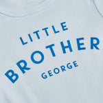 Personalised Little Brother Blue Bodysuit