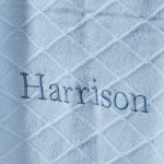 Personalised Blue Cashmere Blanket