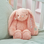 Personalised Peach Sorbet Bunny Soft Toy