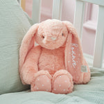 Personalised Peach Sorbet Bunny Soft Toy