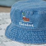 Personalised Duck Denim Bucket Hat