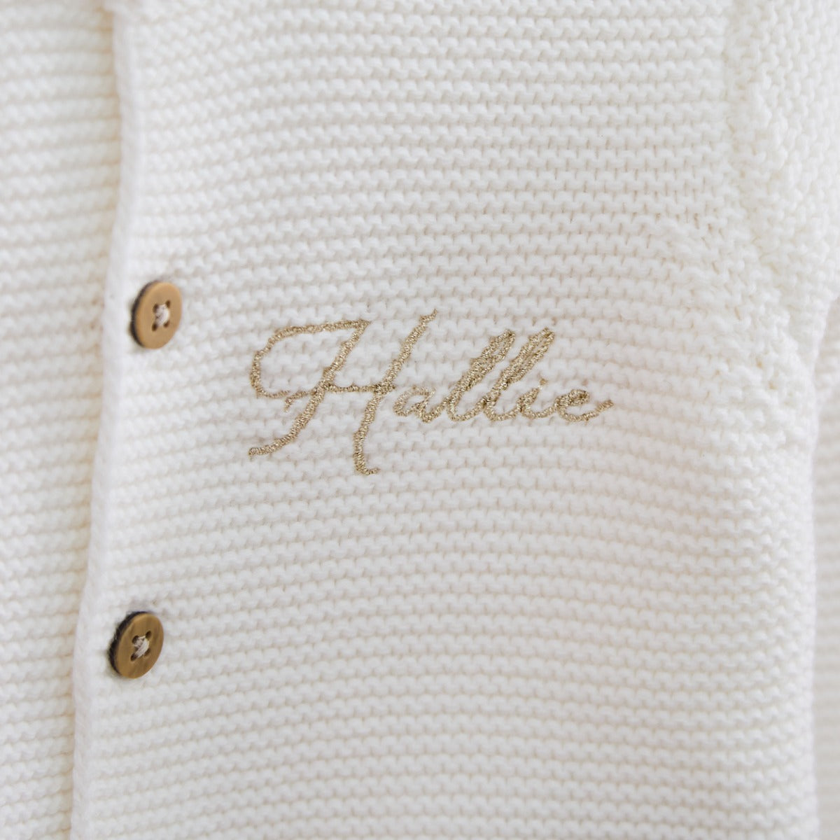 Personalised Floral Flower Girl Lightweight Cardigan