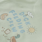 Personalised Duck Feeding Crew Sage Sweater