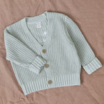 Personalised Little Boy Sage Cardigan