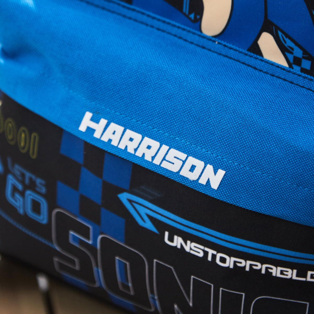 Personalised Sonic Backpack with Coin Purse