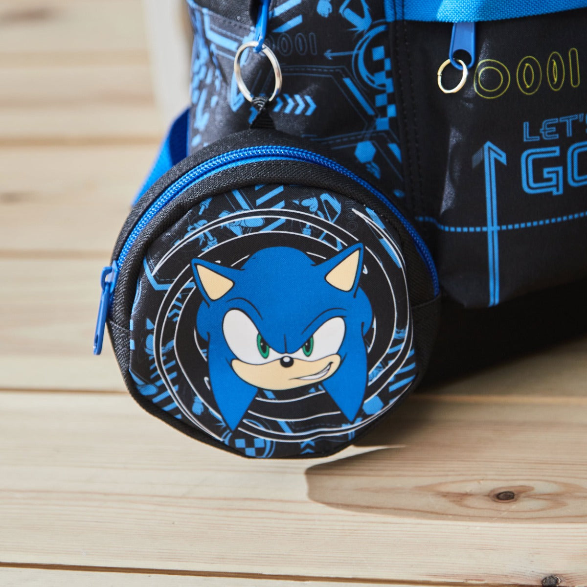 Personalised Sonic Backpack with Coin Purse