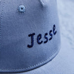 Personalised Baseball Cap in Blue