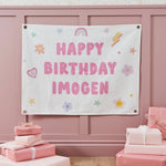 My Kids Personalised Birthday Girl Large Wall Hanging