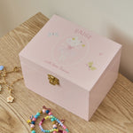 Personalised Twinkle Tales Pink Jewellery Box