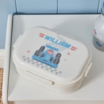Personalised Race Car Neutral Lunchbox