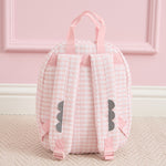 Personalised Garden Secrets Butterfly Pink Gingham Backpack