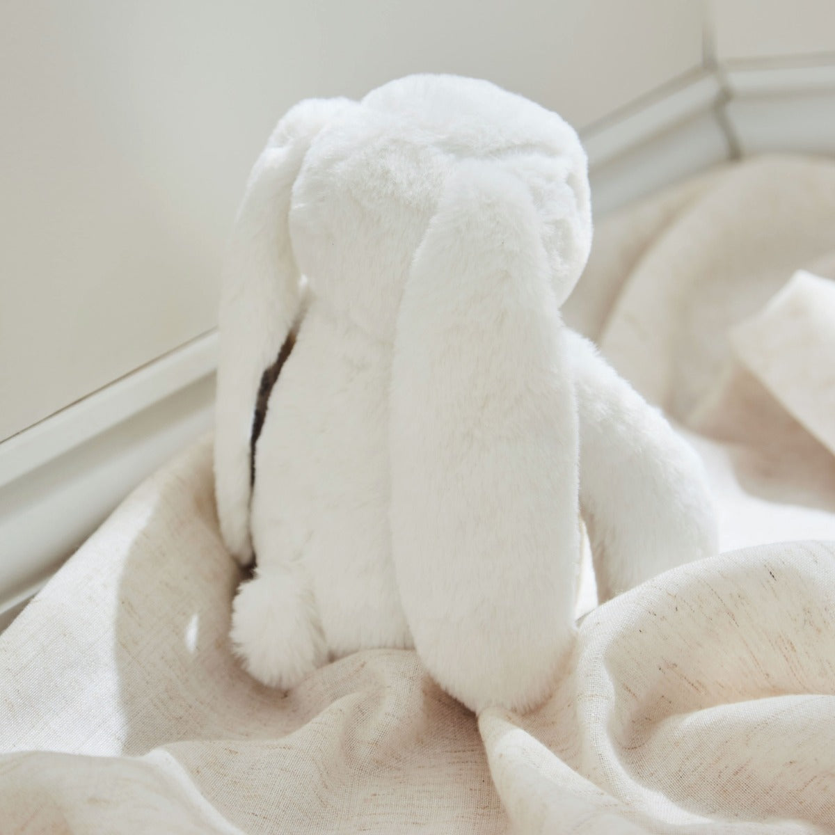 Personalised Christening Day White Bunny Soft Toy