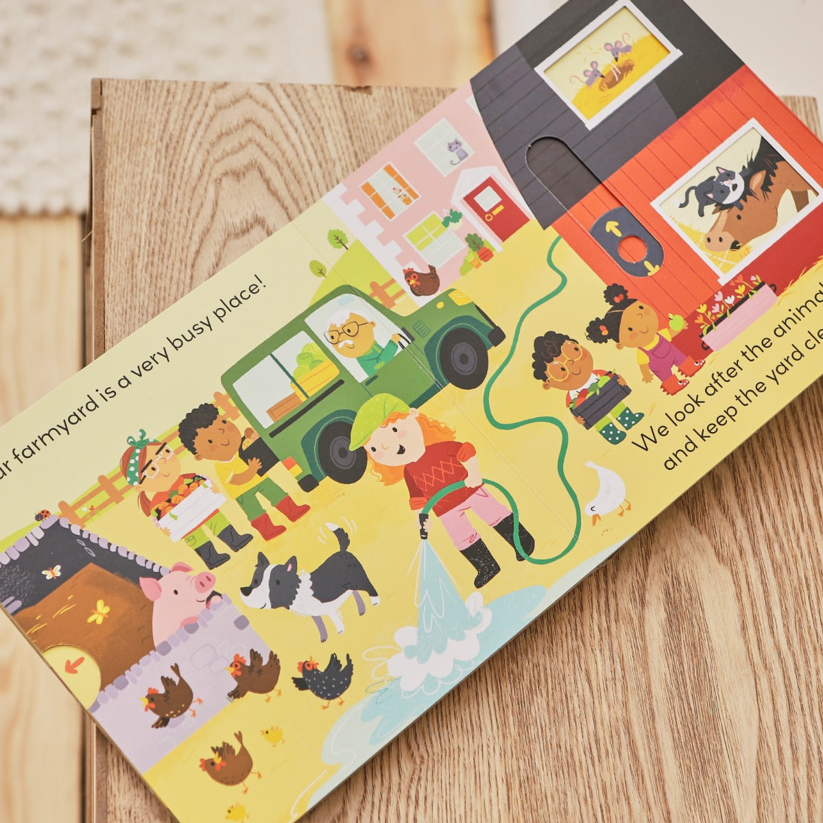 Little World: On the Farm Board Children’s Book