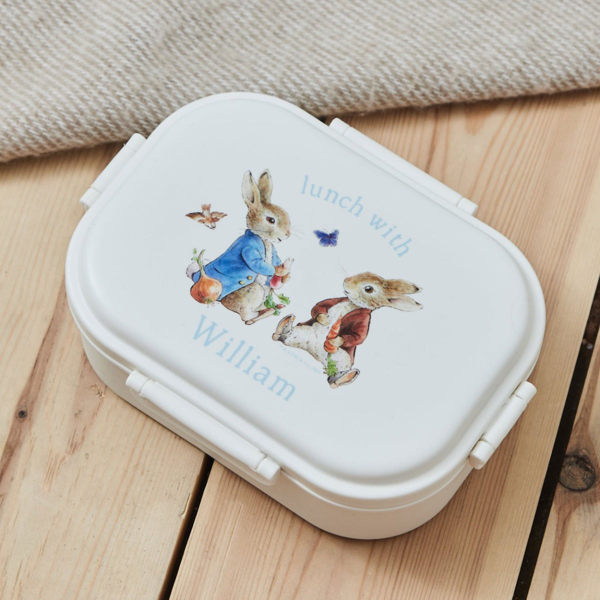 Personalised Peter Rabbit™ Neutral Lunch Box – My 1st Years