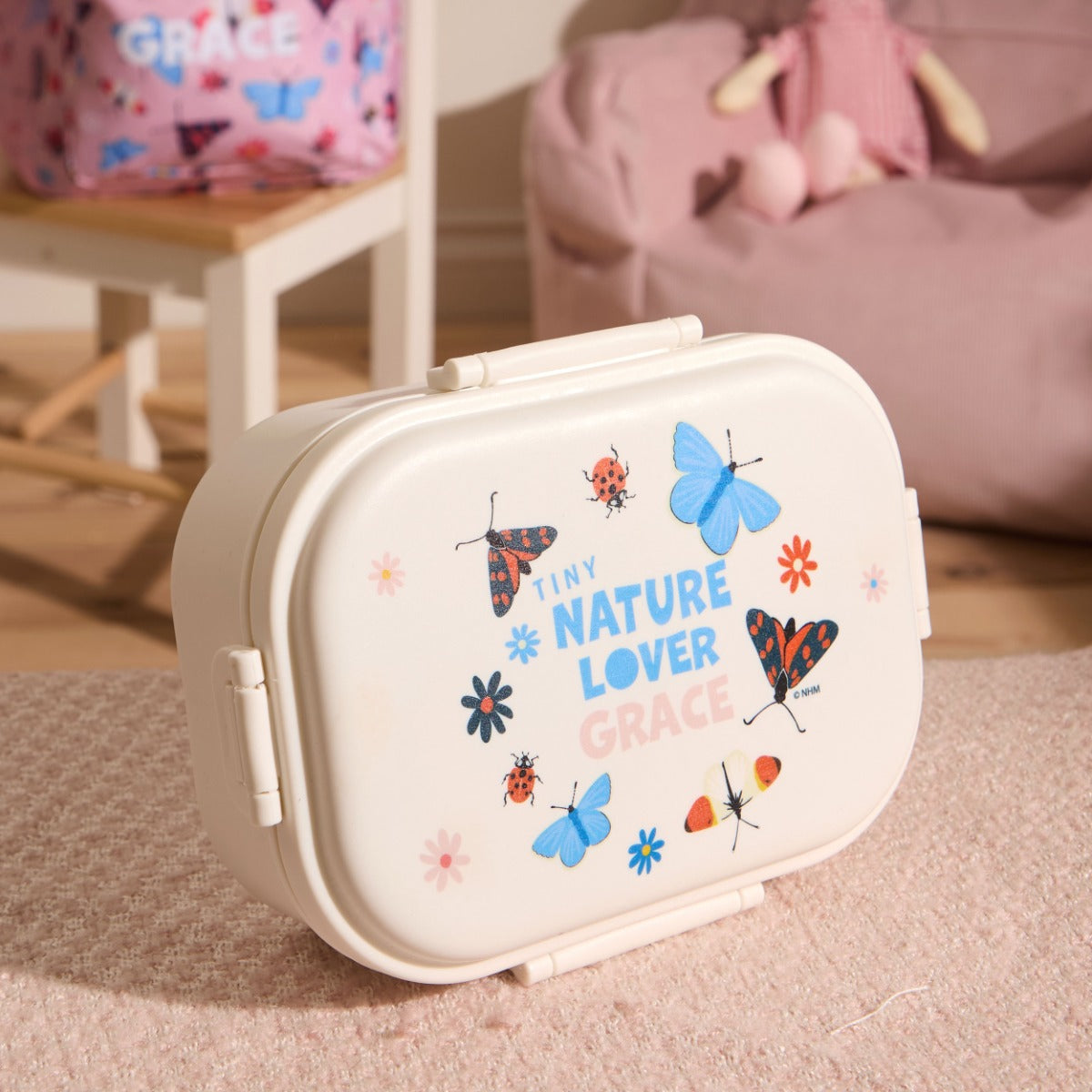 Personalised Natural History Museum™ Mini Beasts Lunch Box 
