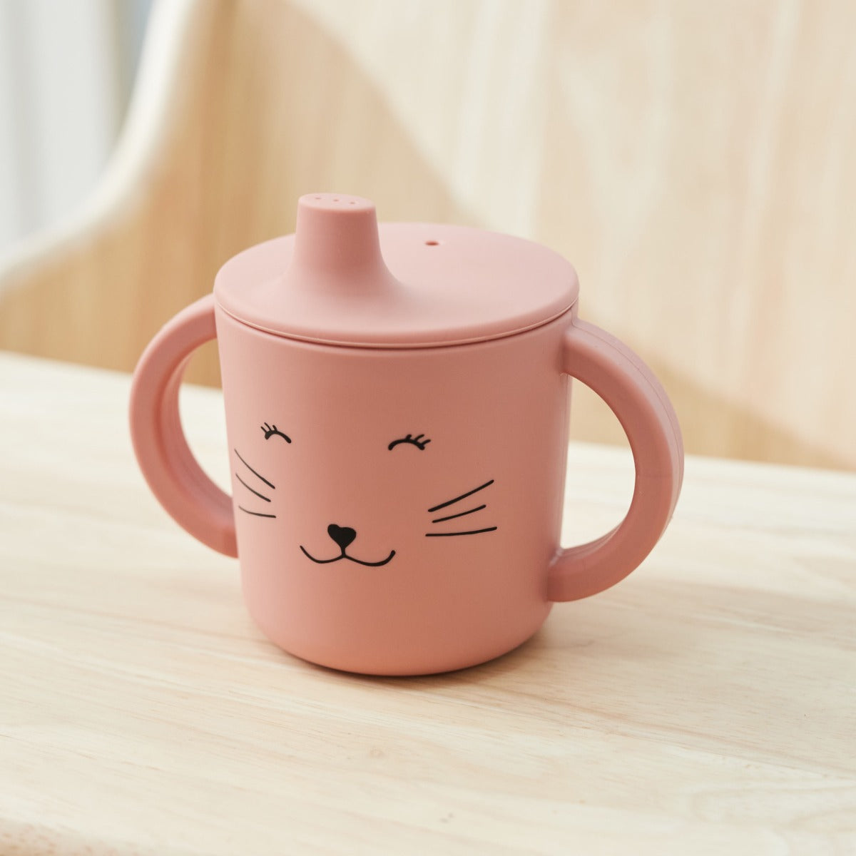 Personalised Trixie Mrs. Cat Silicone Sippy Cup