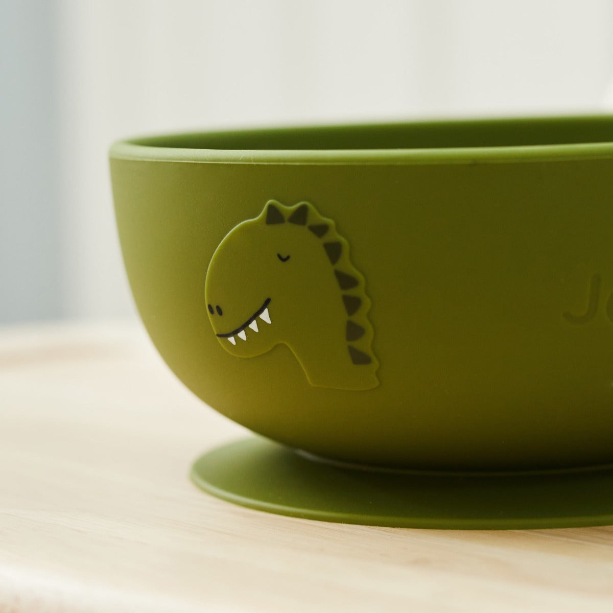 Personalised Trixie Mr. Dino Silicone Suction Bowl