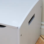 Personalised Grey Star Design Toy Box 