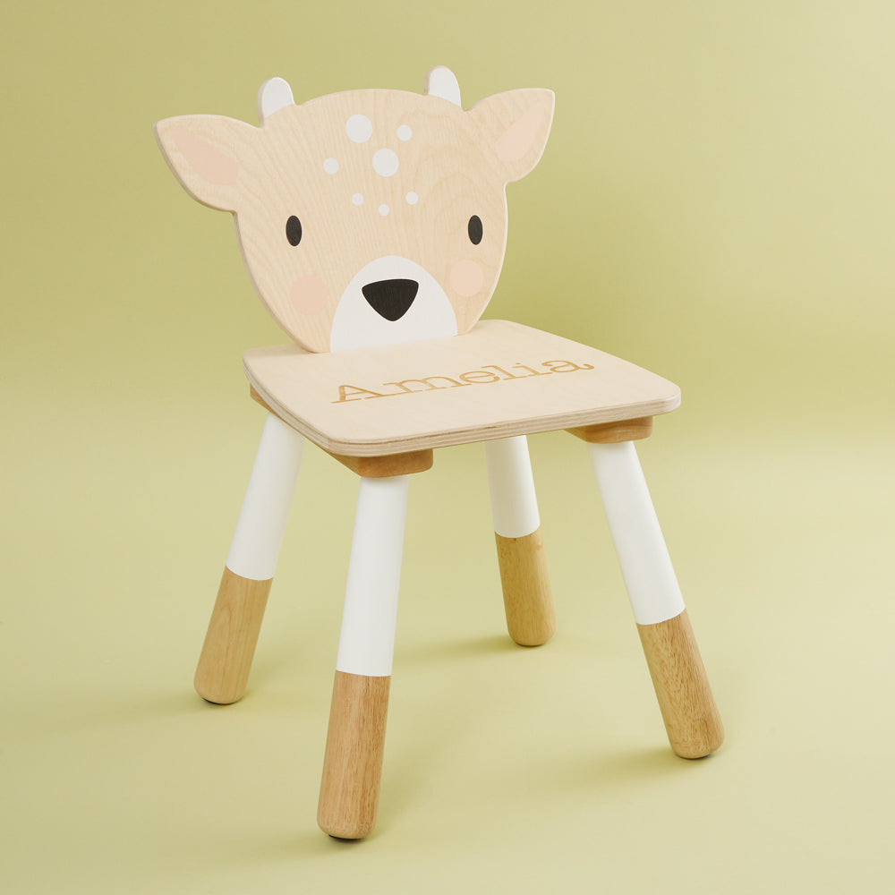 Personalised Deer Design Children's Chair
