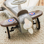 Personalised Baghera Silver Ride On Aeroplane