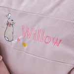 Personalised Flopsy™ Bunny Pink Bean Bag Filled Chair