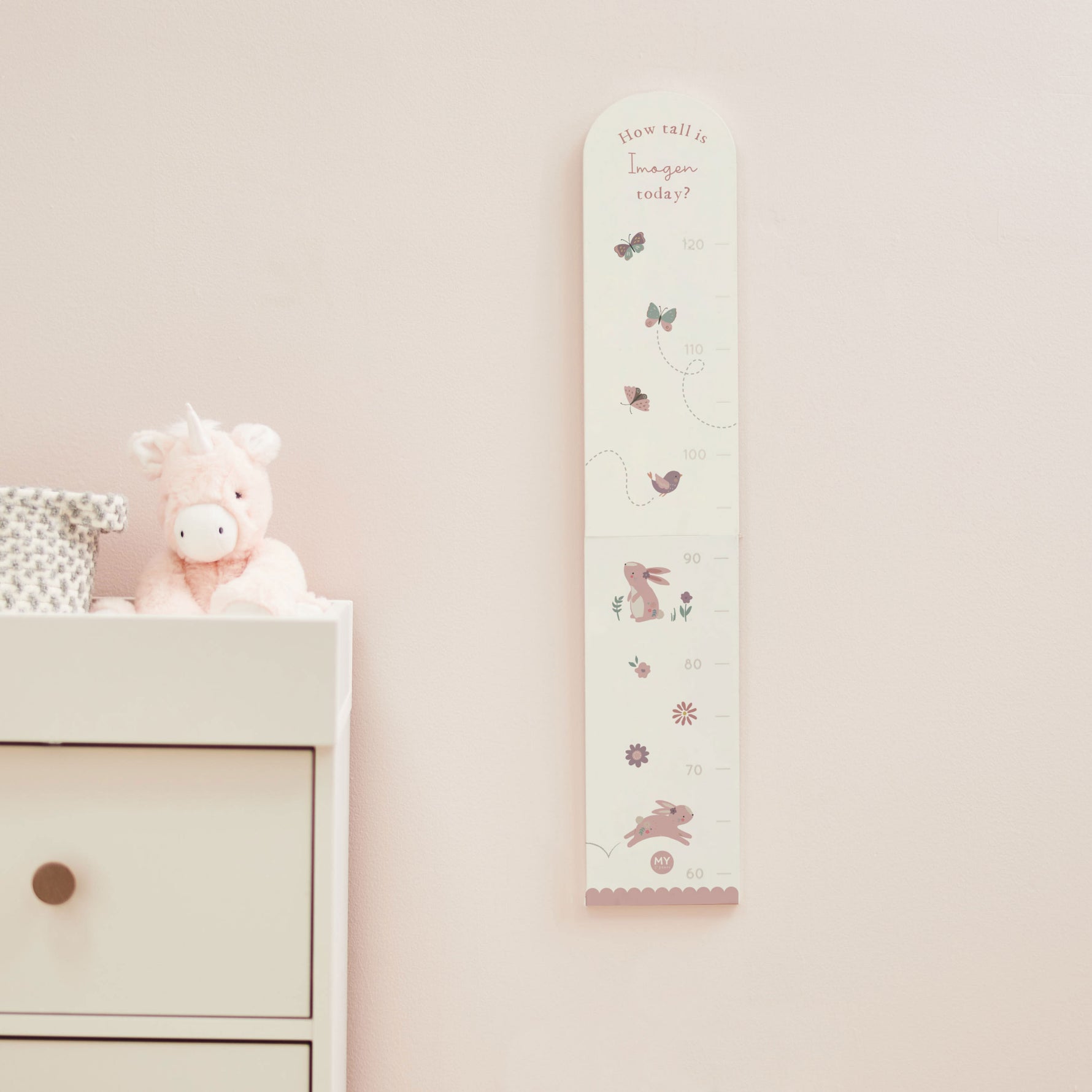 Personalised Woodland Wooden Height Chart FSC®