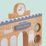 Personalised Colourful Wooden Toy Train Set