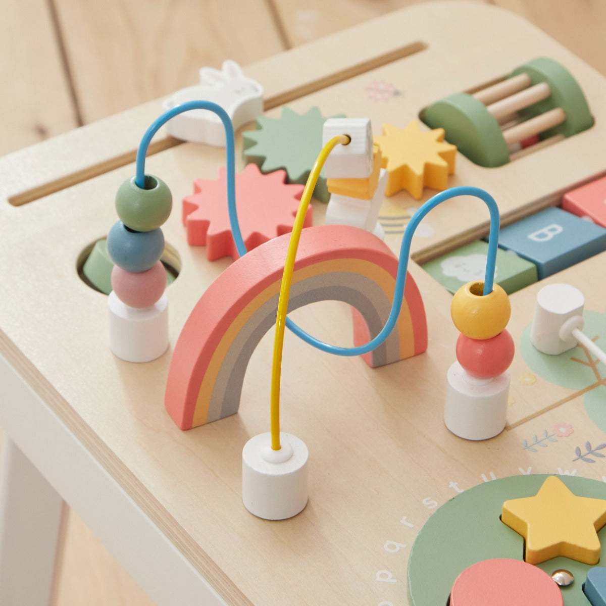 Personalised Wooden Children's Activity Table