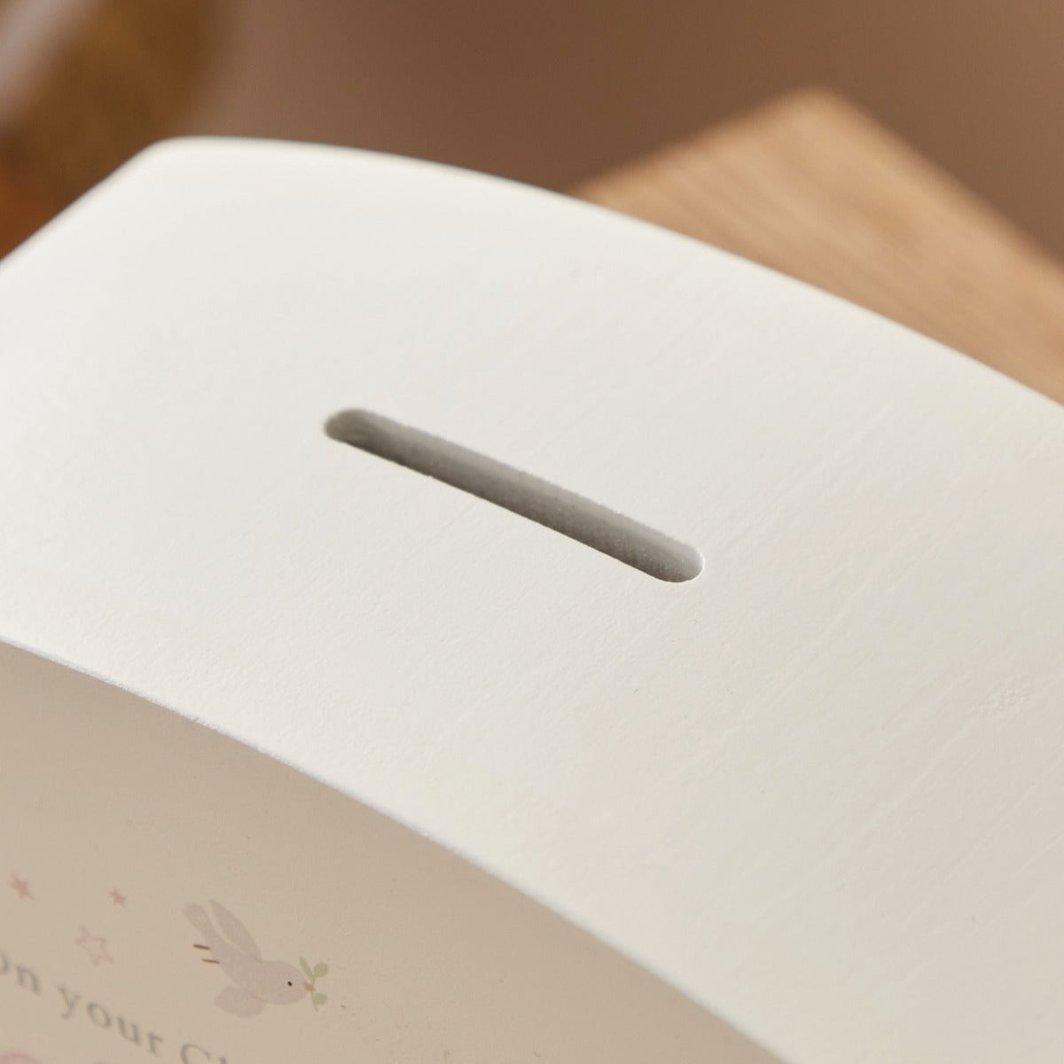 Personalised On Your Christening Day Money Box FSC®