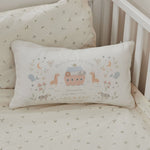 Personalised Noah's Ark Christening Linen Cushion 