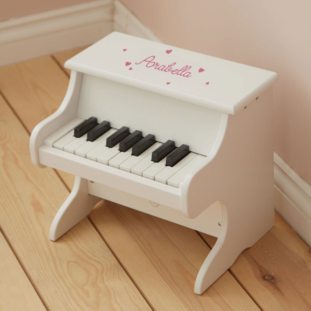 Personalised Pink Heart Piano FSC®